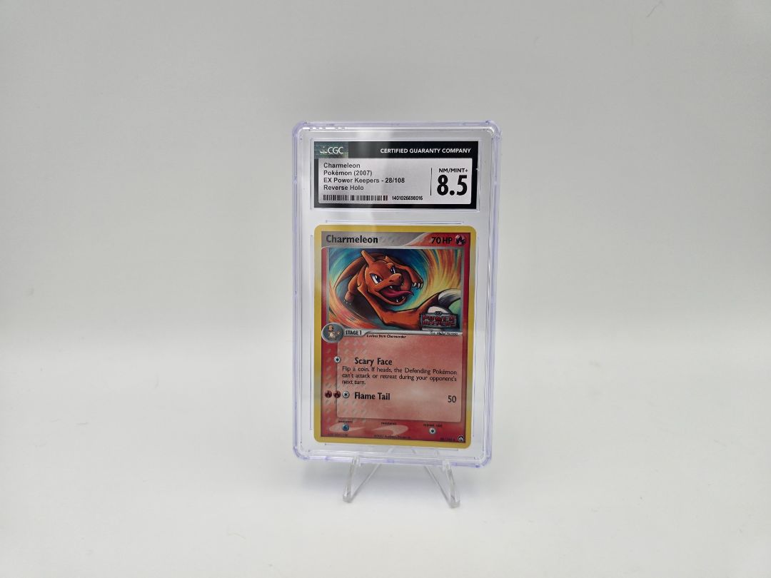 CGC 8.5 Charmeleon Reverse Holo 28/108
