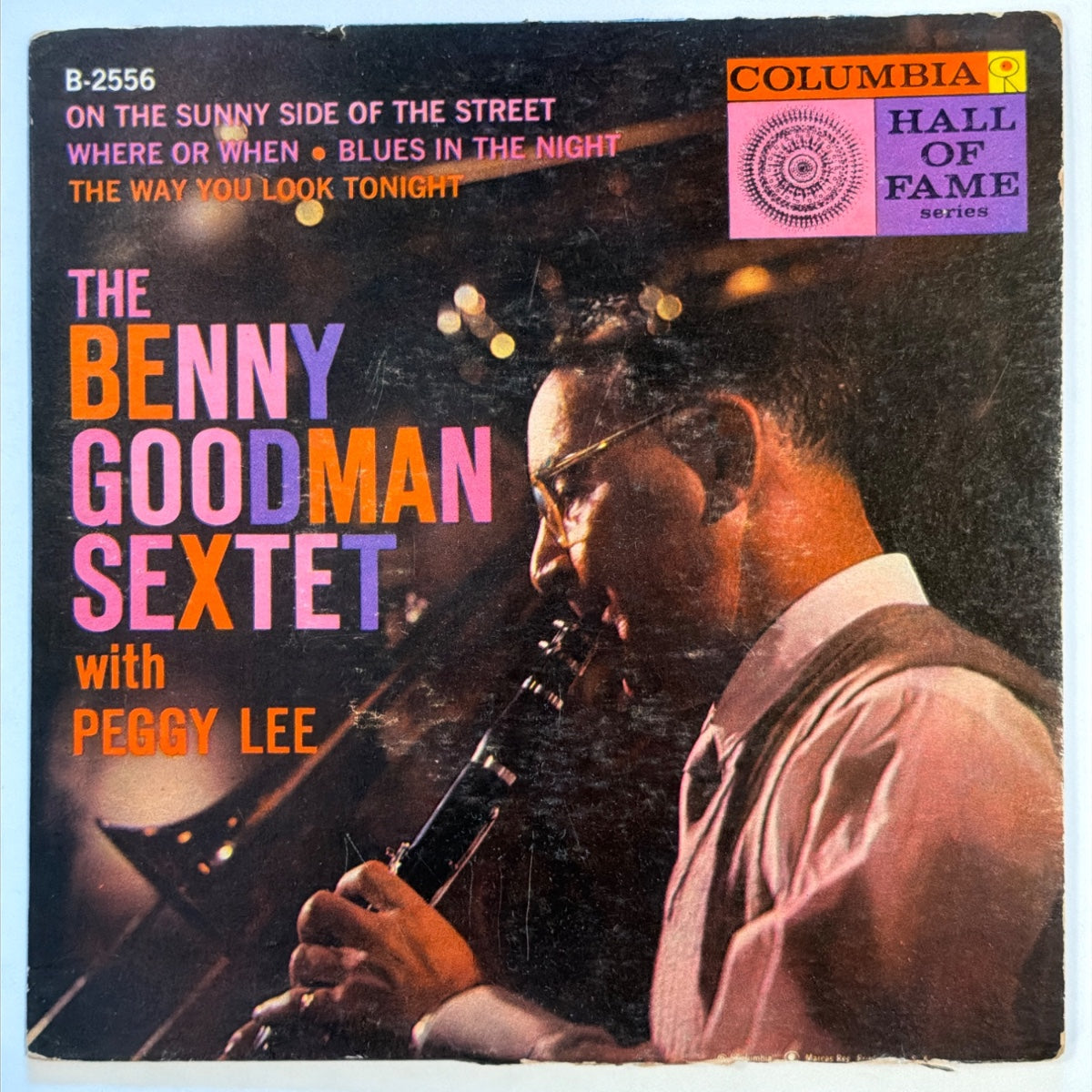 THE BENNY GOODMAN SEXTET with PEGGY LEE - ON THE SUNNY SIDE OF THE STREET - Vinyl