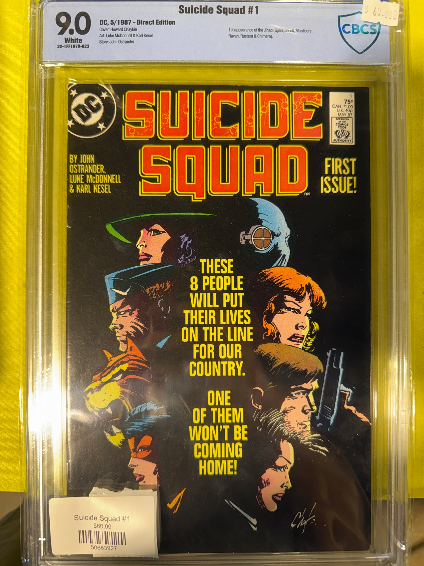 Suicide Squad #1 CBCS 9.0