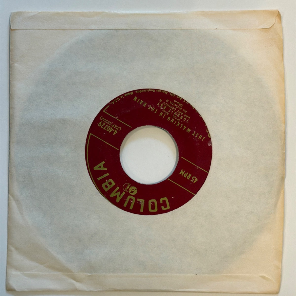 JOHNNIE RAY with RAY CONNIFF & his Orchestra & Chorus - JUST WALKING IN THE RAIN (1956) - Vinyl