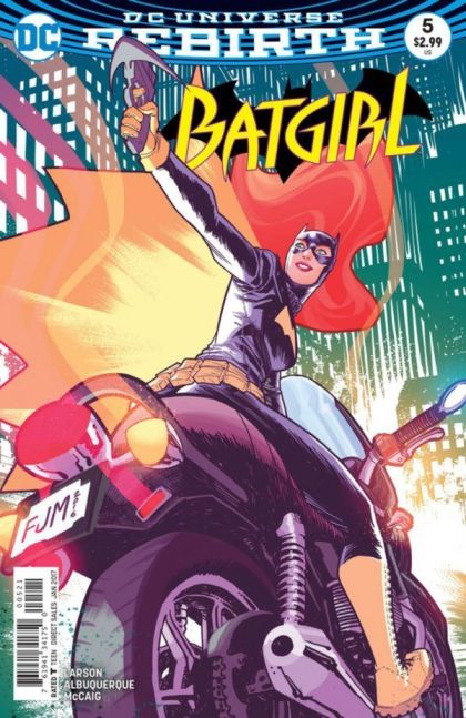 Batgirl, Vol. 5 #5B Cover B Variant Francis Manapul Cover
