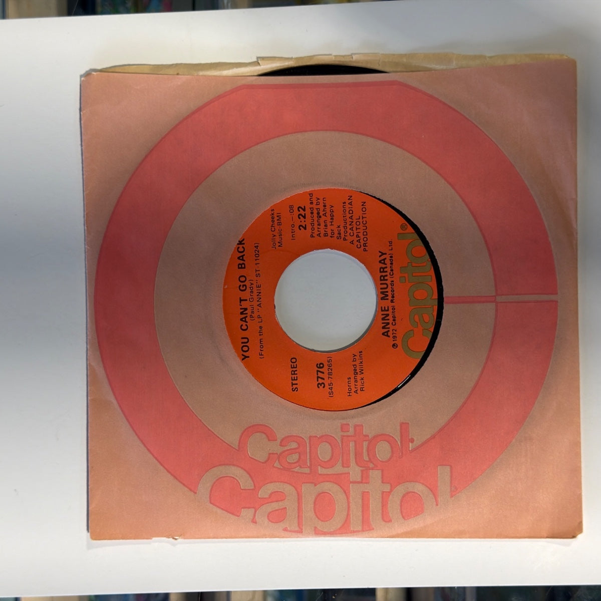 Anne Murray - You Can't Go Back (1973) - Vinyl