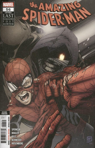 The Amazing Spider-Man, Vol. 5 #56F Mark Bagley 2nd Printing Variant Cover