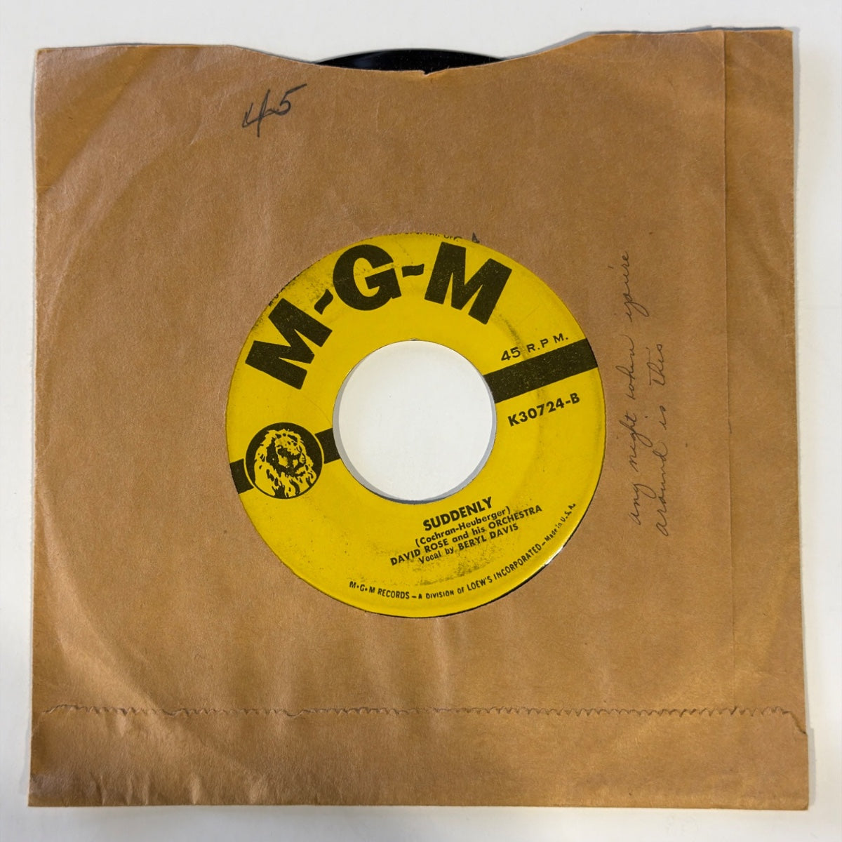 David Rose & His Orchestra - Beautiful Music To Love By (Vol. 1) - Vinyl