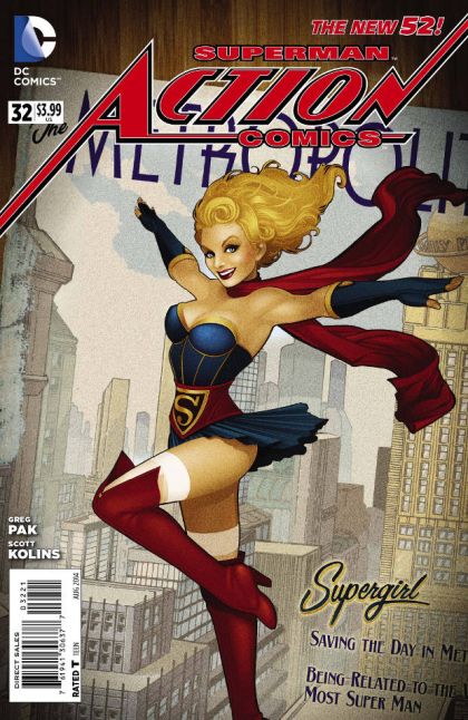 Action Comics, Vol. 2 #32B Bombshell Variant Cover