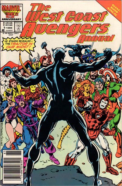 The West Coast Avengers, Vol. 2 Annual #1B Newsstand Edition