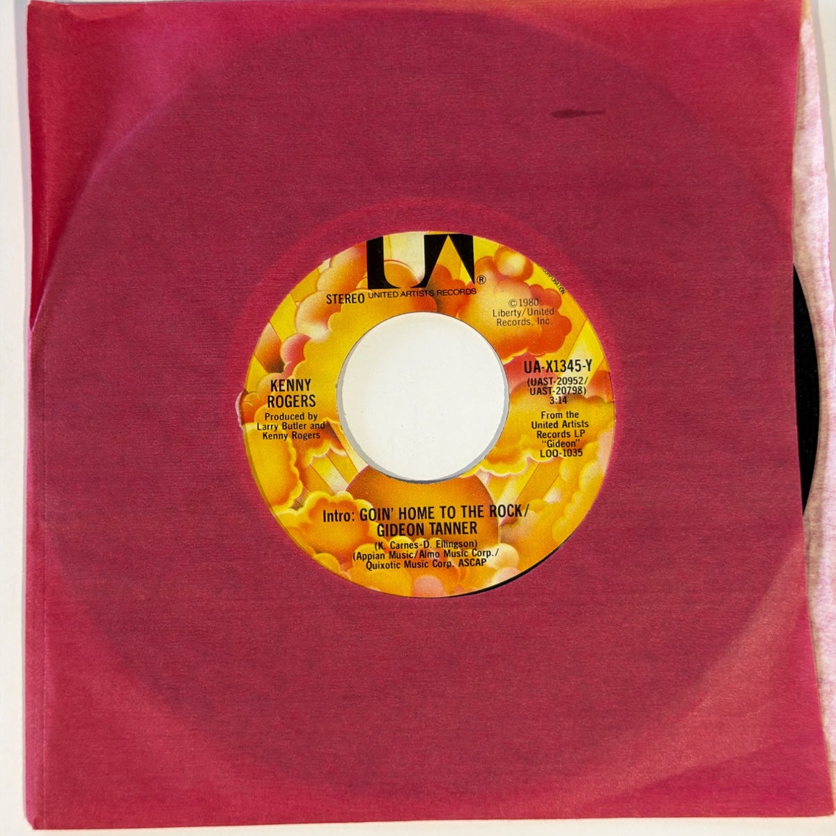 KENNY ROGERS - Intro: GOIN' HOME TO THE ROCK/ GIDEON TANNER (1980) - Vinyl
