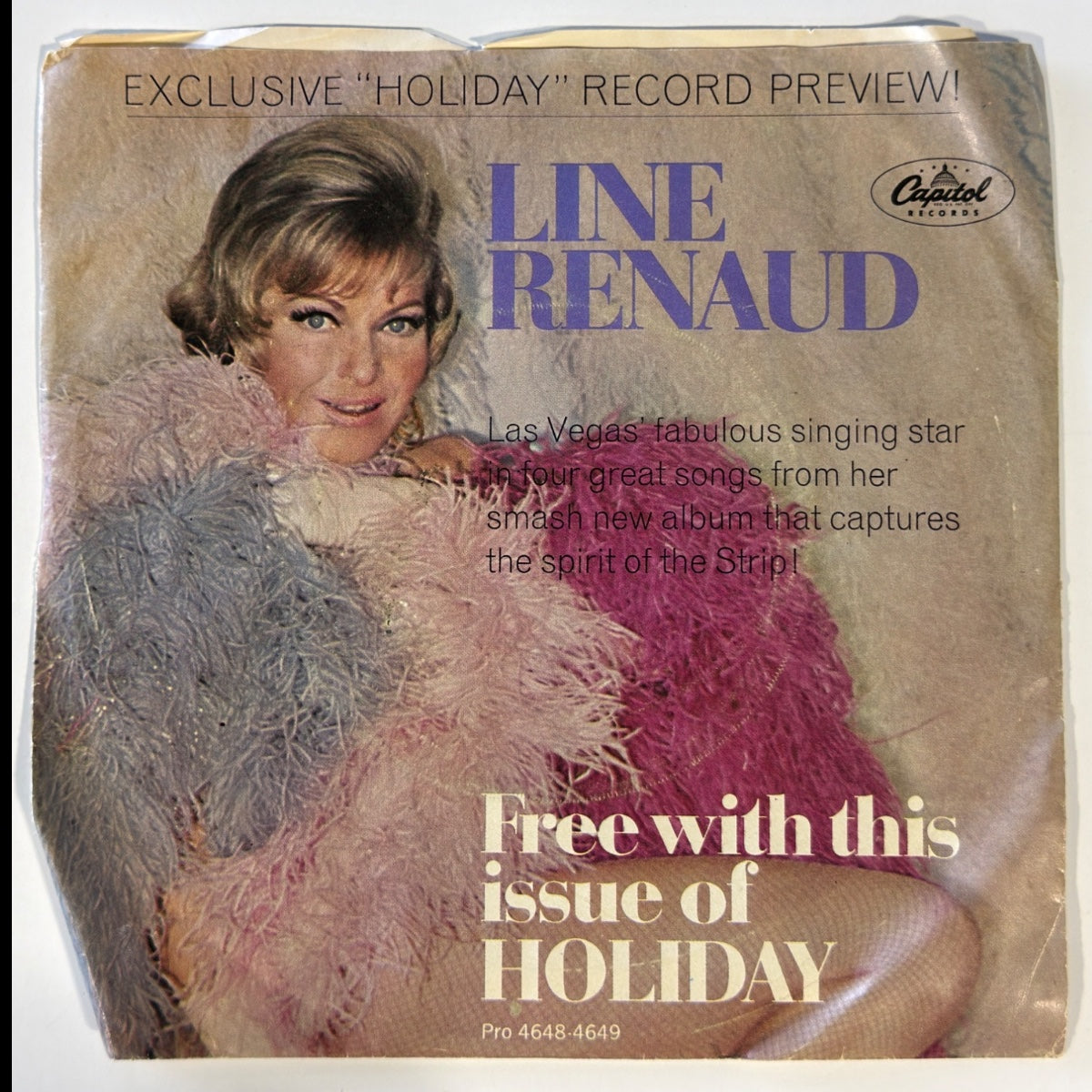 Line Renaud - Holiday Record Preview (1968) - Vinyl