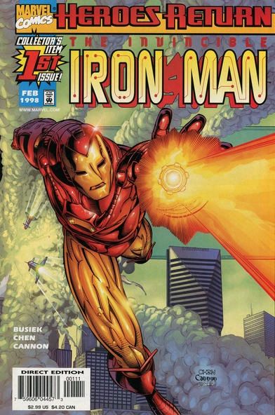 Iron Man, Vol. 3 #1A Direct Edition