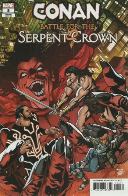 Conan: Battle for the Serpent Crown #5C Variant Mike McKone Cover