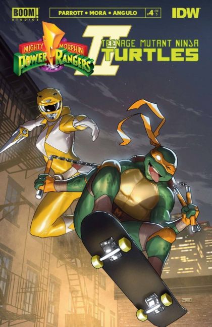 Mighty Morphin Power Rangers / Teenage Mutant Ninja Turtles, Vol. 2 #4E Taurin Clarke Variant