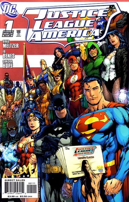 Justice League of America, Vol. 2 #1B Ed Benes Connecting Variant