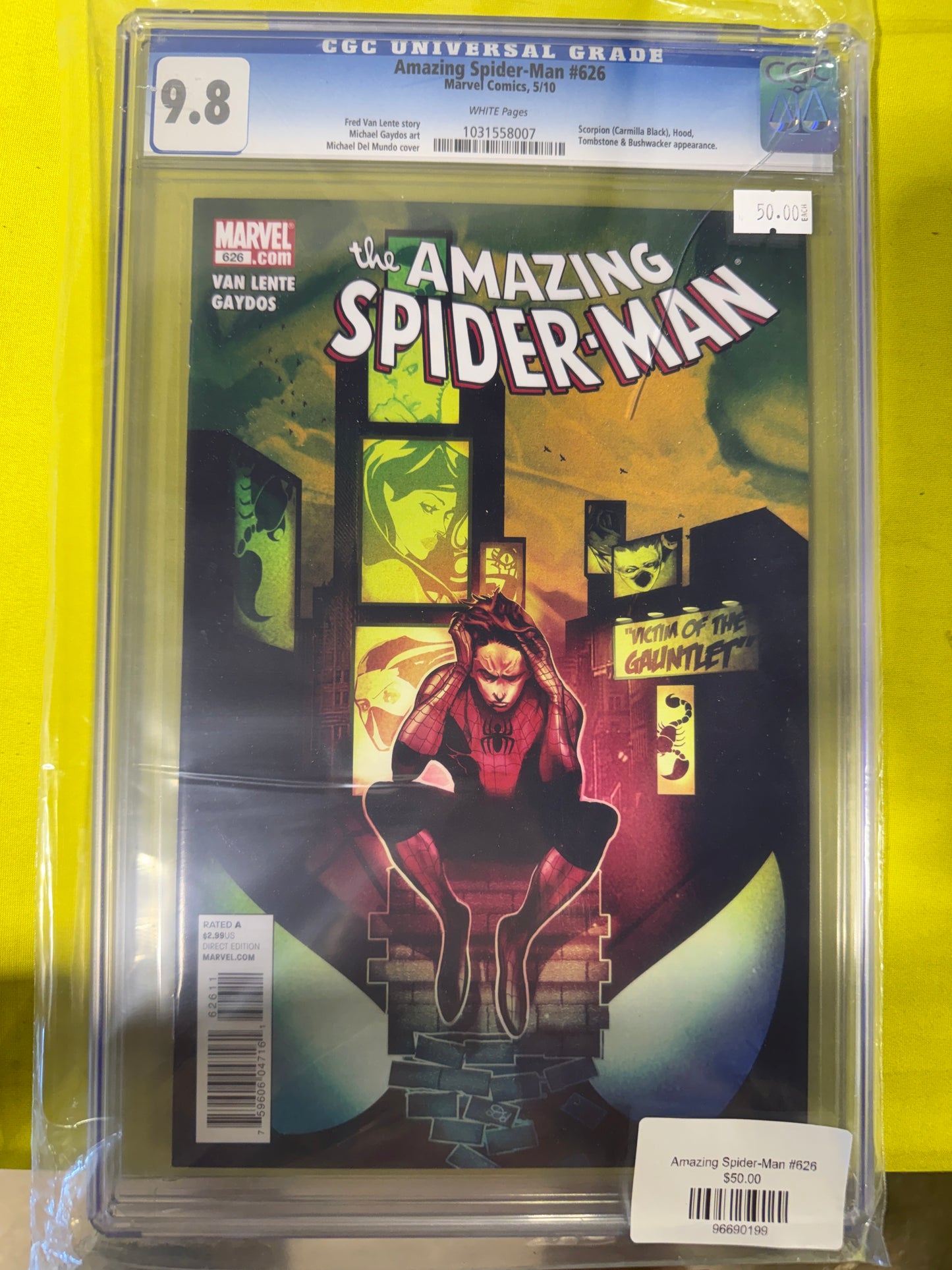 Amazing Spider-man #626 CGC 9.8