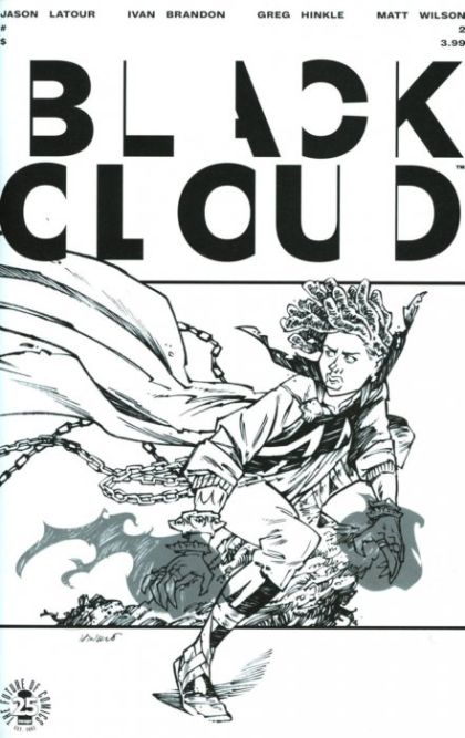 Black Cloud #2C Variant Greg Hinkle Spawn Month Black & White Cover