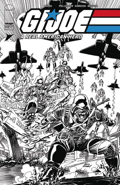 G.I. Joe: A Real American Hero 2023 (Image) #308B Andy Kubert B&W Variant