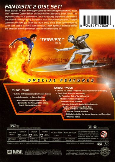 Fantastic Four: Rise of the Silver Surfer (2007) - DVD