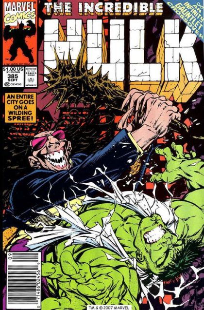 The Incredible Hulk, Vol. 1 #385B Newsstand Edition
