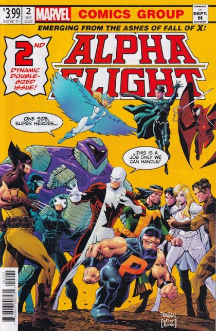 Alpha Flight, Vol. 5 #2B Dan Panosian Homage Variant