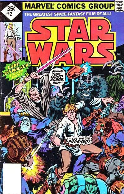 Star Wars, Vol. 1 (Marvel) #2E Whitman Reprint not on Cover - 35 Cent