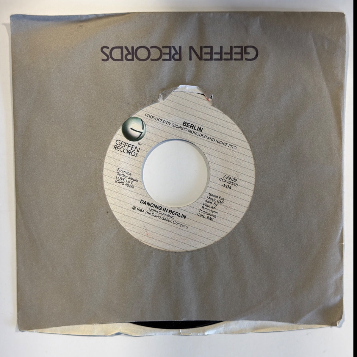 Berlin - Dancing In Berlin (1984) - Vinyl