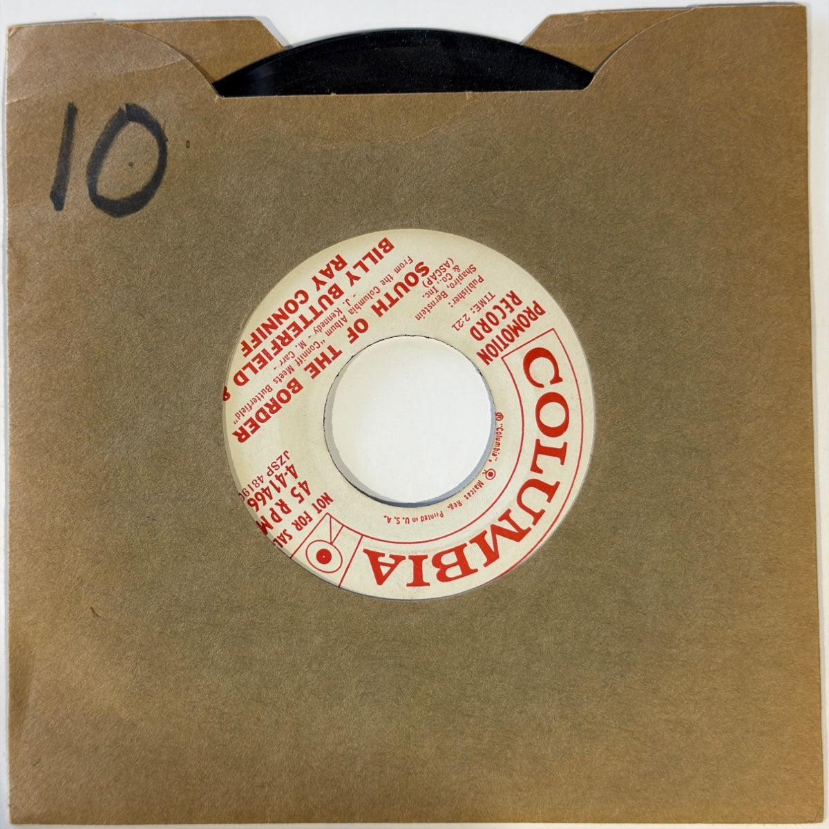 BILLY BUTTERFIELD & RAY CONNIFF - SOUTH OF THE BORDER (1959) - Vinyl