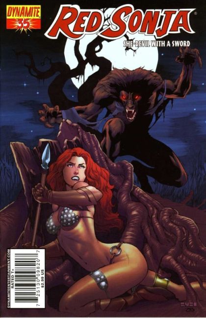 Red Sonja, Vol. 1 (Dynamite Entertainment) #35A Mel Rubi Cover