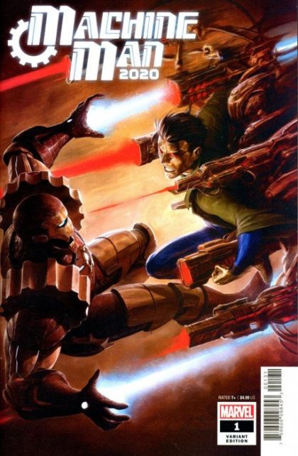Machine Man 2020, Vol. 2 #1C Variant Dave Rapoza Cover