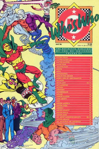 Who's Who: The Definitive Directory of the DC Universe #15A Direct Edition