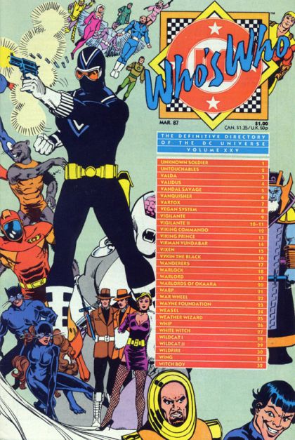 Who's Who: The Definitive Directory of the DC Universe #25A Direct Edition