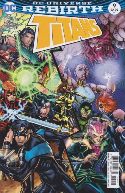 Titans, Vol. 3 #9B Nick Bradshaw Variant Cover