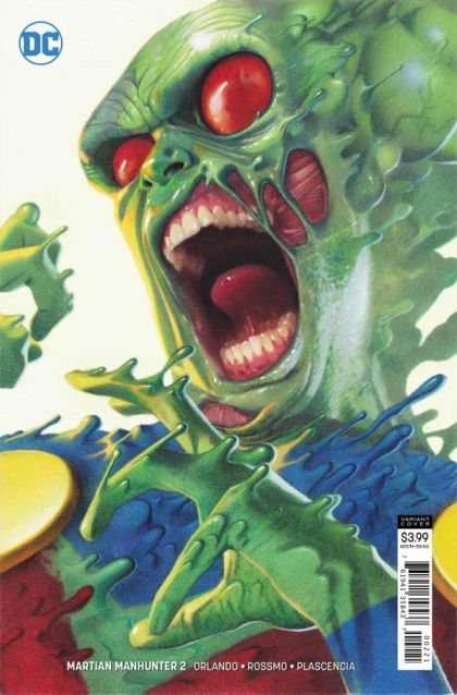 Martian Manhunter, Vol. 5 #2B Variant Joshua Middleton Cover