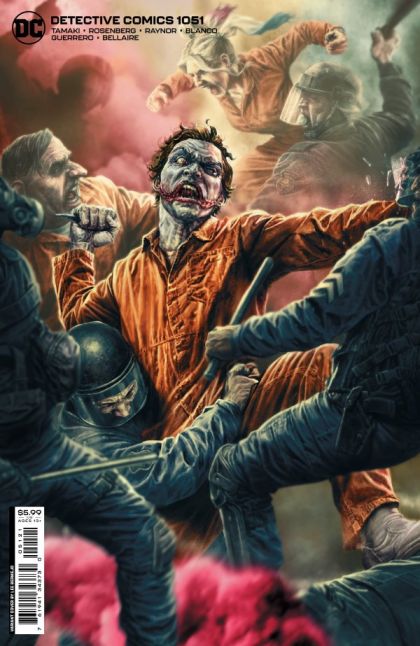Detective Comics, Vol. 3 #1051B Lee Bermejo Arkham Riot Card Stock variant