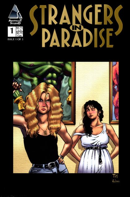 Strangers in Paradise, Vol. 1 #1D Gold Logo Reprint