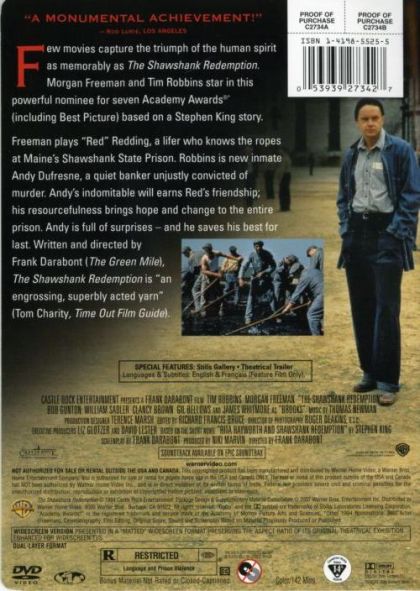 The Shawshank Redemption (1994) - DVD