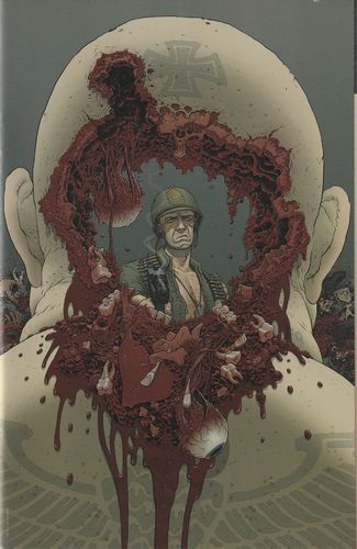 DC Horror Presents: Sgt. Rock vs. The Army of The Dead #1F Frank Quitely Duffle Bag Gore Variant