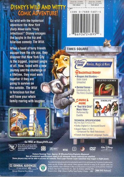 The Wild (2006) - DVD