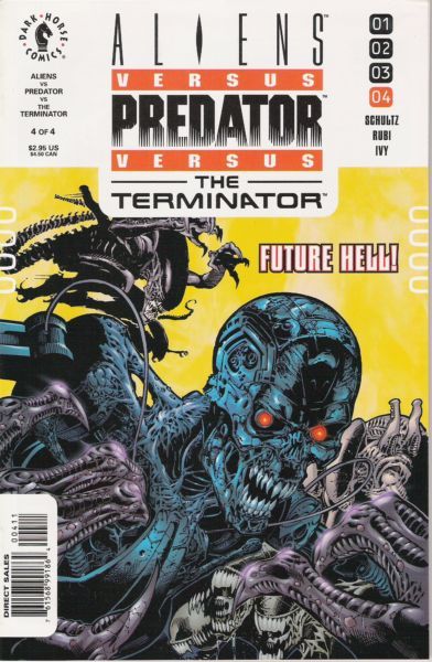 Aliens versus Predator versus The Terminator #4A Dwayne Turner Regular
