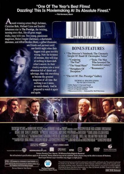 The Prestige (2006) - DVD