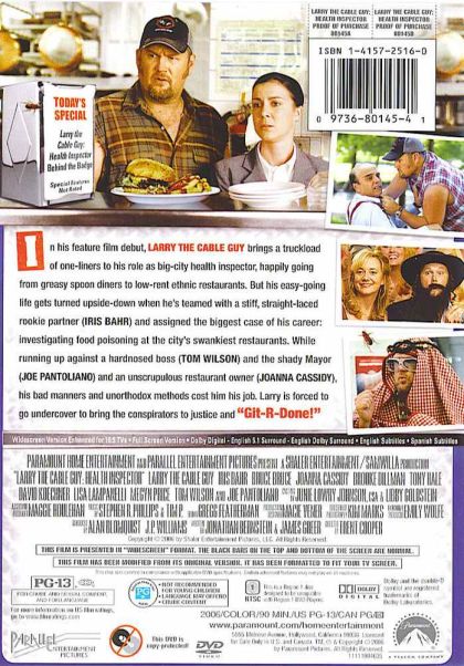 Larry the Cable Guy: Health Inspector (2006) - DVD