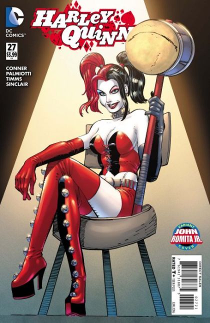 Harley Quinn, Vol. 2 #27B Variant John Romita Jr Cover