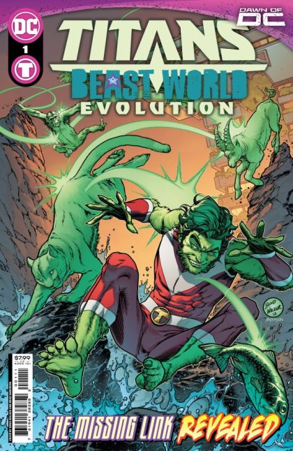 Titans: Beast World Evolution #1 Brad Walker Regular