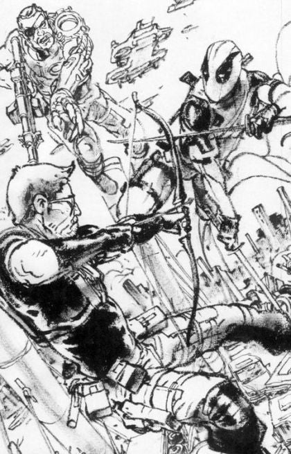 Civil War II #0B Kim Jung Gi Black & White Virgin Connecting A Variant Cover