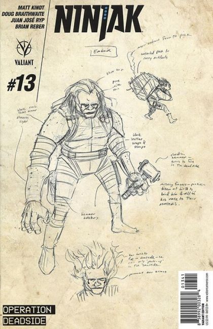 Ninjak, Vol. 3 #13D Cvr D 10 Copy Incentive Char Dsn Var Kindt
