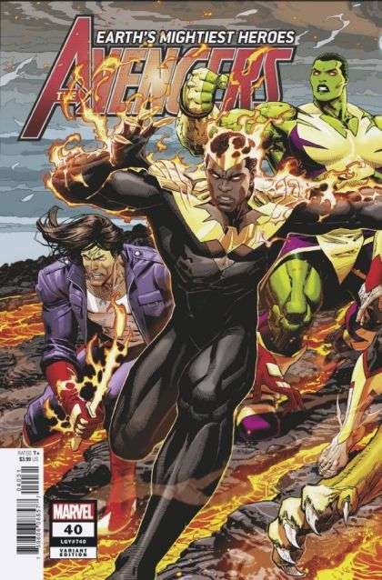The Avengers, Vol. 8 #40B Dustin Weaver Connecting Variant