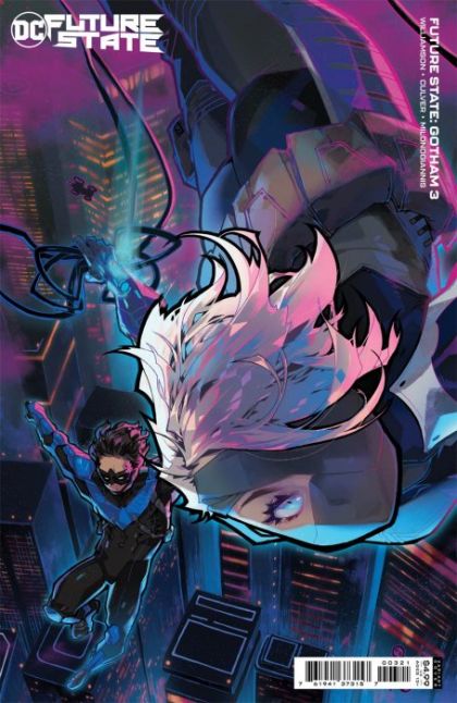 Future State: Gotham #3B Variant Rose Besch Card Stock Cover
