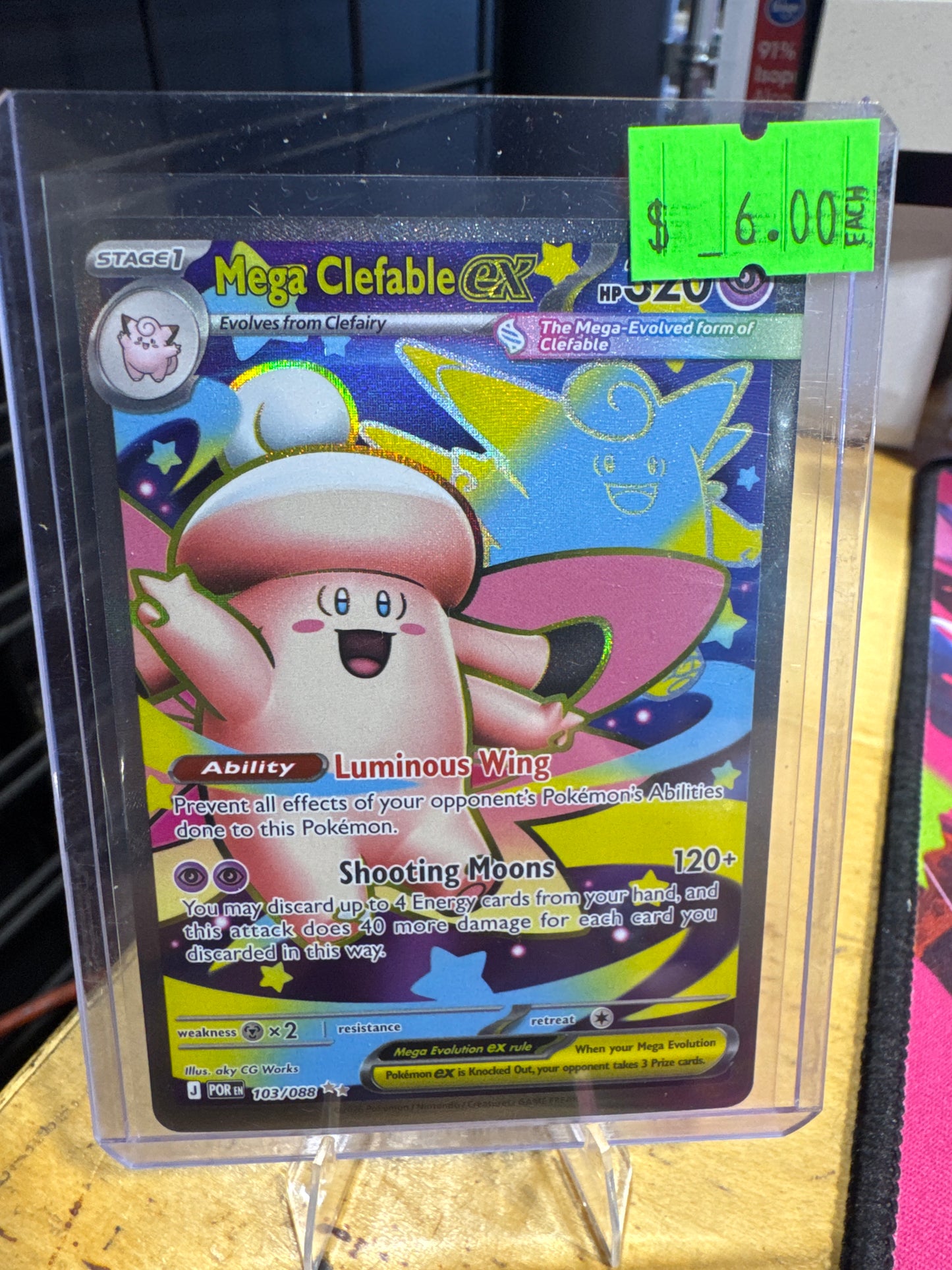 Mega Clefable EX 103/088