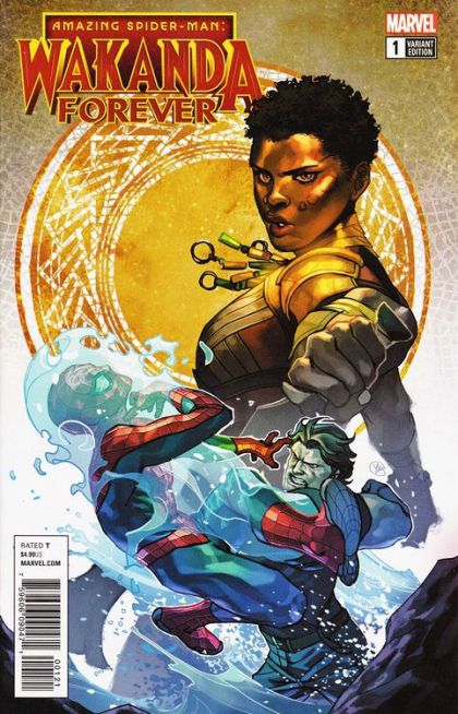 Wakanda Forever: Amazing Spider-Man #1B Yasmine Putri Connecting Variant Cover