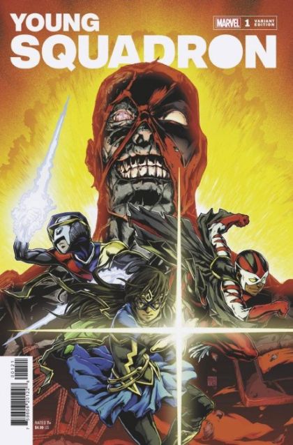 Heroes Reborn: Young Squadron #1B Variant Takashi Okazaki Cover