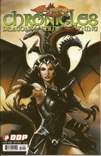 Dragonlance Chronicles: Dragons of Spring Dawning #10A Roberts Cover