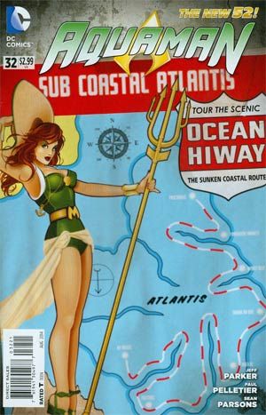 Aquaman, Vol. 7 #32B Bombshell Variant